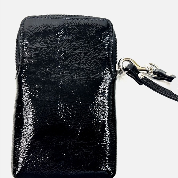 Coach Black Patent Leather Wristlet - Picture 3 of 9